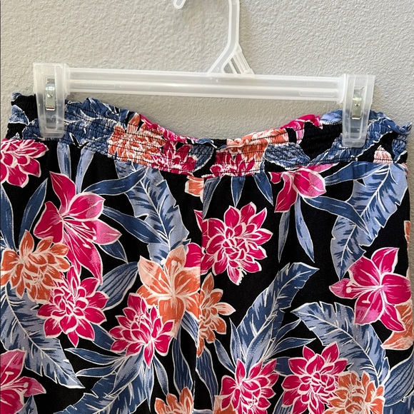 Roxy Floral Wide-Leg Pants M - Picture 4 of 8